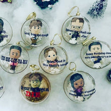Load image into Gallery viewer, Michael Scott Customizable Ornament- The Office