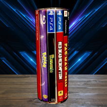 Load image into Gallery viewer, A 20 oz stainless steel insulated tumbler featuring iconic game covers like Terraria, Red Dead Redemption II, Pokemon: The First Movie, Pac-Man World