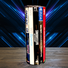Load image into Gallery viewer, Game covers including Gameboy Tetris, Wii Sports, Playerunknown's Battlegrounds on PC, PS4 Call of Duty Modern Warfare, and Super Mario Bros Wii n a vibrant sublimated design
