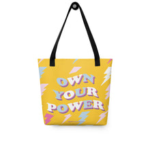 Load image into Gallery viewer, ‘Own Your Power’ Tote Bag