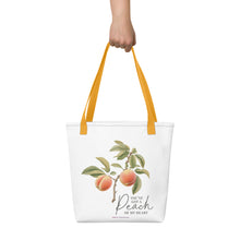 Load image into Gallery viewer, ‘You’ve Got a Peach of My Heart’ Tote Bag