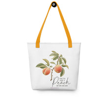 Load image into Gallery viewer, ‘You’ve Got a Peach of My Heart’ Tote Bag