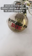 Load and play video in Gallery viewer, Jim as Goldenface Customizable Ornament- The Office