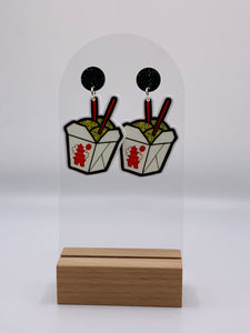 Chinese Takeout Earrings