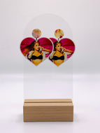 Pop Princess Britney Heart Earrings