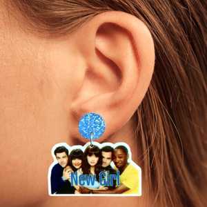 Earrings featuring the New Girl cast