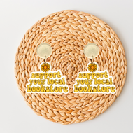 Support Your Local Bookstore Earrings