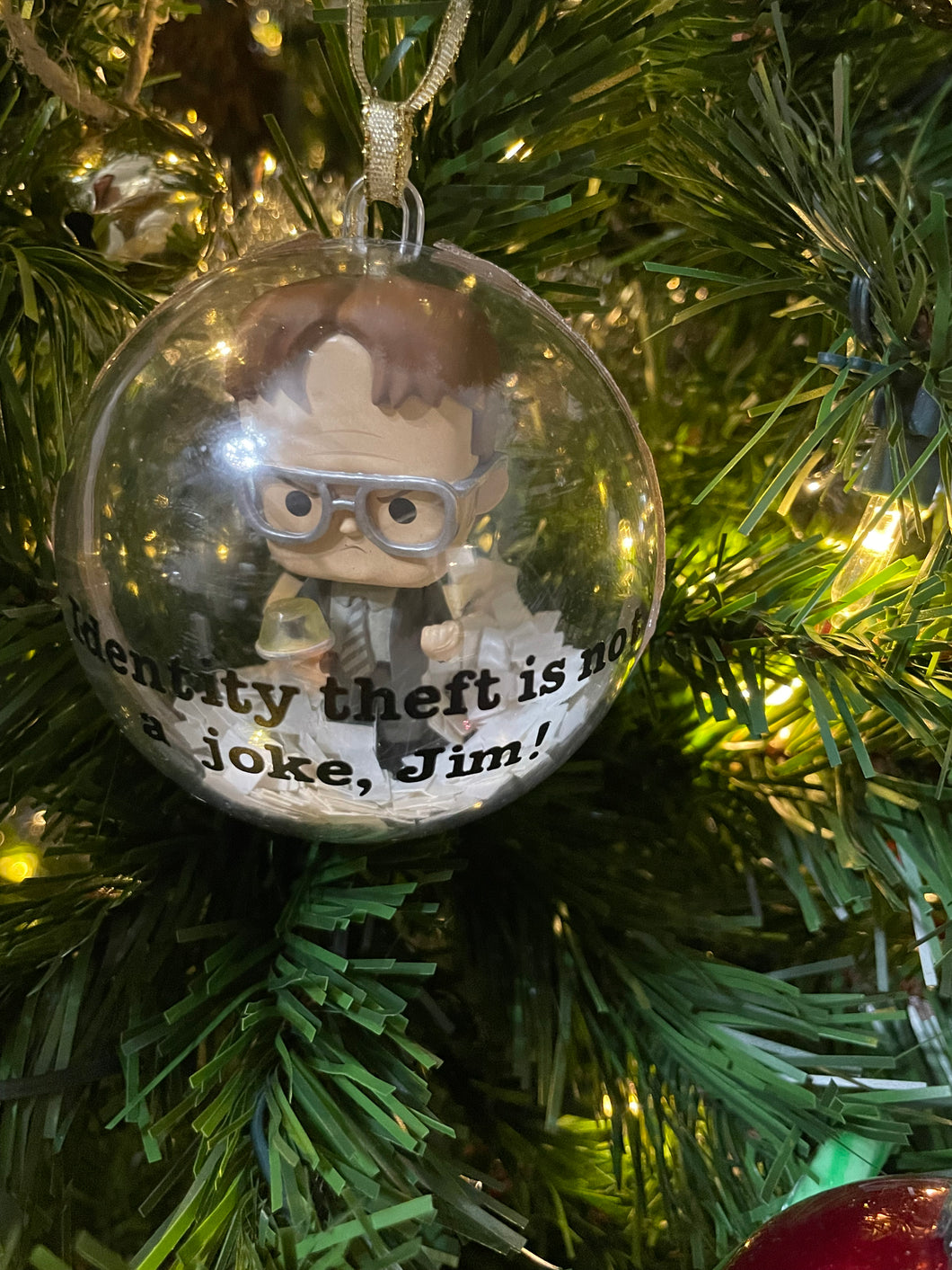 Dwight Schrute Customizable Ornament- The Office