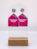Sticker Envelope Earrings