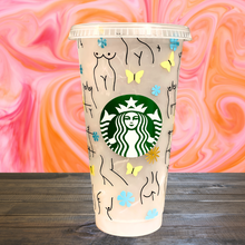 Load image into Gallery viewer, Body Art Color-Changing Reusable Cold Cup
