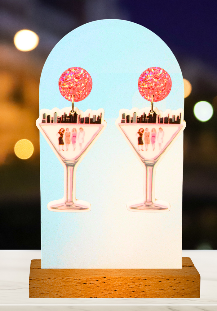 Earrings featuring Carrie, Miranda, Samantha and Charlotte fron Sex and the City