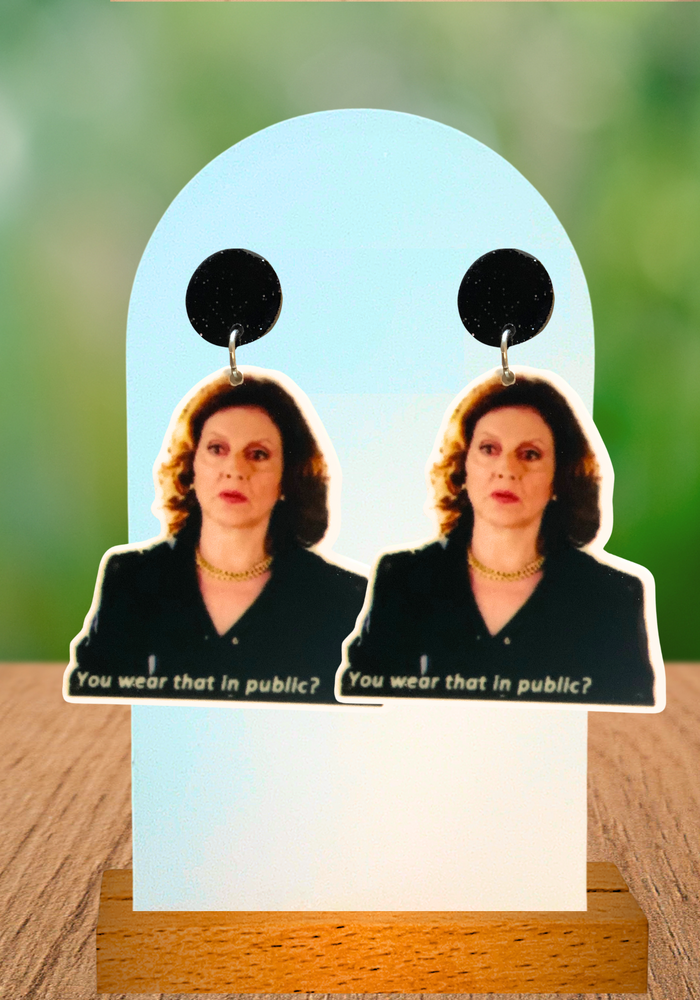 Earrings featuring Emily Gilmore from Gilmore Girls with the quote 