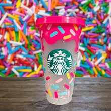 Load image into Gallery viewer, Sprinkles Color-Changing Confetti Cold Cup
