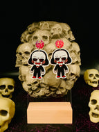 Jigsaw Horror Cartoon Earrings