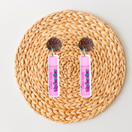Cotton Candy Lipsmackers Earrings