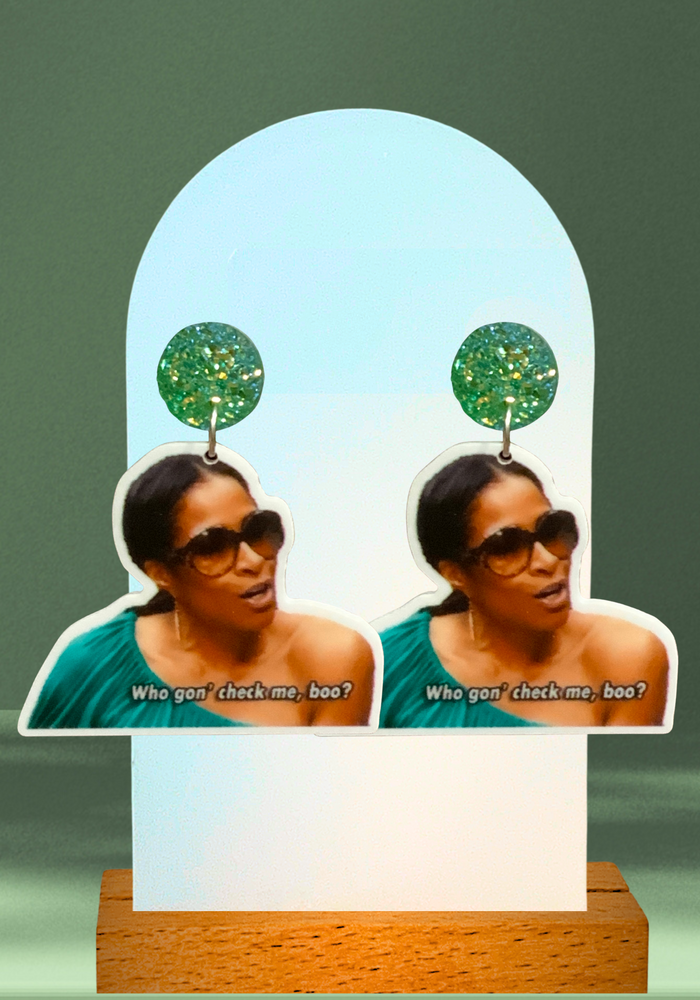 Earrings featuring Sheree Whitfield from Real Housewives of Atlanta with the quote 
