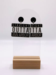 Straight Outta Ann Arbor Earrings