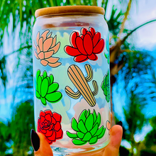 Load image into Gallery viewer, Succulent Glass Cup
