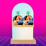 Earrings featuring Jessie Spanish and Zack Morris from Saved by the Bell that say “I’m So Excited”