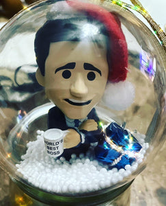 Holiday Michael Scott Customizable Ornament- The Office