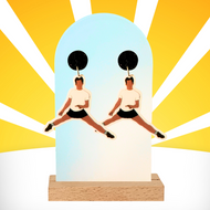 Always Sunny in Philadelphia' Dennis Reynolds Earrings – Sport the iconic stance of Dennis with these unique earrings, inspired by the show's unforgettable humor