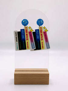 Colleen Hoover Book Stack Earrings