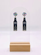 Bud Light Beer Earrings