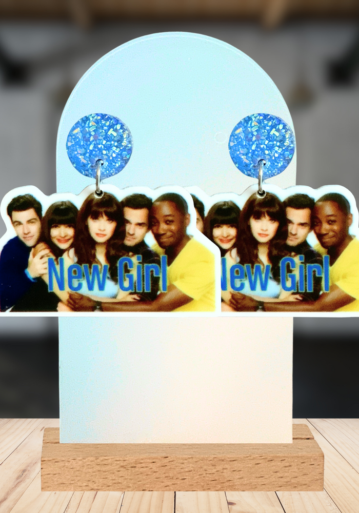 Earrings featuring the New Girl cast