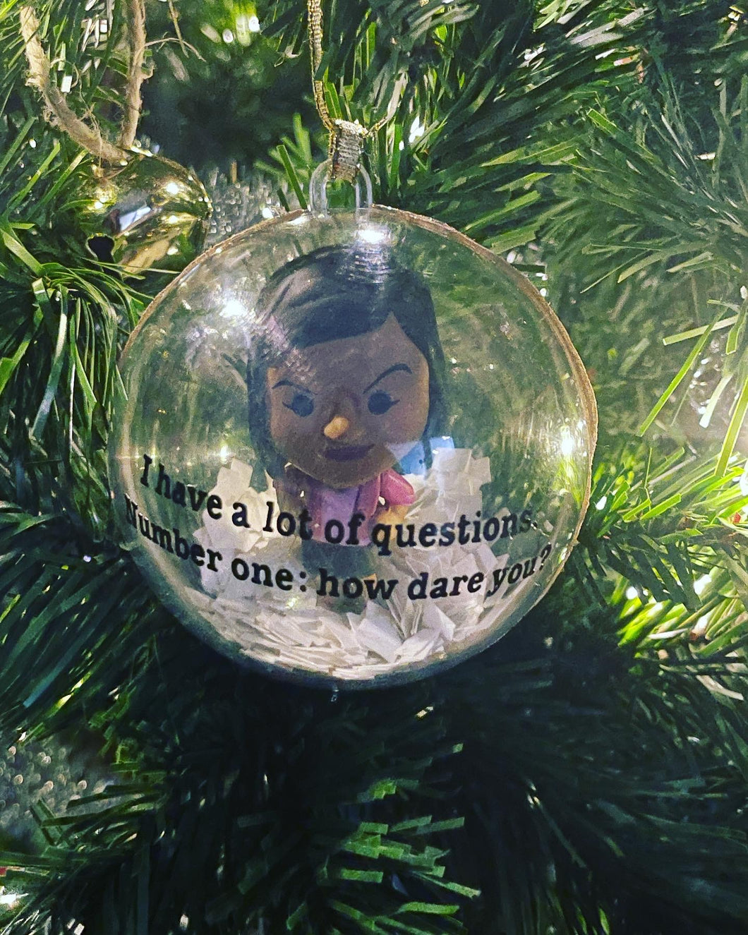 Kelly Kapoor Customizable Ornament- The Office