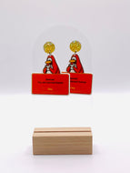 'Banned from Club Penguin' Earrings
