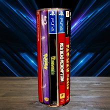 Load image into Gallery viewer, A 20 oz stainless steel insulated tumbler featuring iconic game covers like Terraria, Red Dead Redemption II, Pokemon: The First Movie, Pac-Man World
