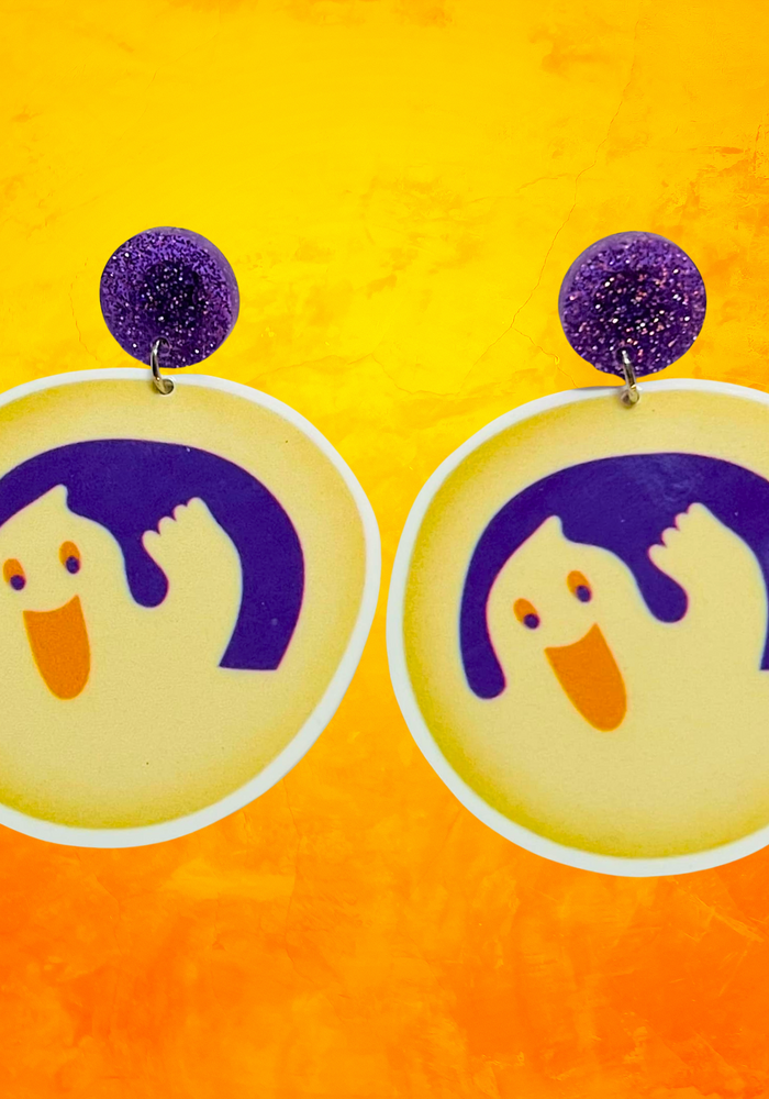 Ghost Cookie Earrings - adorable ghost-themed jewelry inspired by classic Pillsbury Halloween cookies, perfect for adding a touch of nostalgia to your Halloween style.