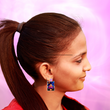 Load image into Gallery viewer, Halloweentown movie cover earrings, featuring iconic scenes from the classic Disney Channel Original Movie, perfect for Halloween and nostalgic fans.
