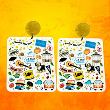 Load image into Gallery viewer, Gilmore Girls collage earrings featuring iconic moments from Stars Hollow, Luke&#39;s Diner, and other beloved show elements.
