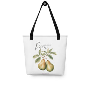 ‘We Make a Great Pear’ Tote Bag