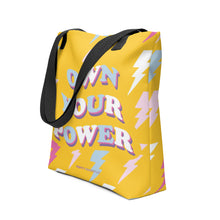 Load image into Gallery viewer, ‘Own Your Power’ Tote Bag
