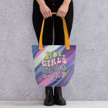 Load image into Gallery viewer, ‘Hot Girls Read Books’ Tote Bag
